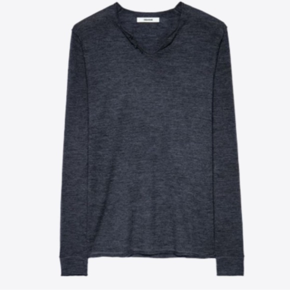 Zadig & Voiltaire Henley Neck Monastir Sweater Size M - Picture 9 of 16